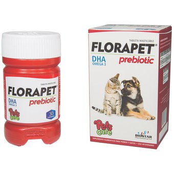 Florapet Prebiotic Frasco 30 tabletas